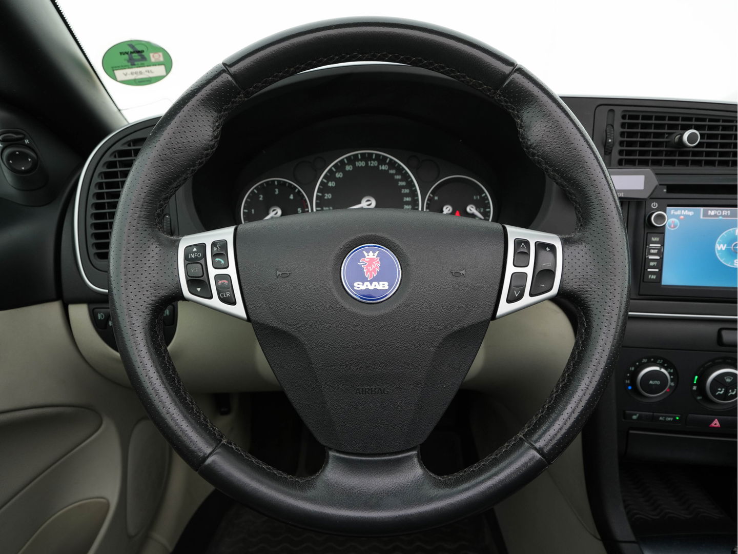 Saab 9-3 Cabrio 1.9 TiD Vector *NAVI-FULLMAP | NAPPA-LEATHER | ECC | PDC | CRUISE | HEATED-COMFORTSEATS | TOWBAR | 17''ALU*