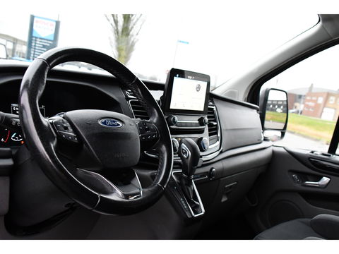 Ford Transit Custom 320 2.0 TDCI L2H1 Limited DC Cruise, Camera, Carplay, 170pk, Automaat, 2 x Schuifdeur, Sensoren, Led, Stoelverwarming, Uniek!