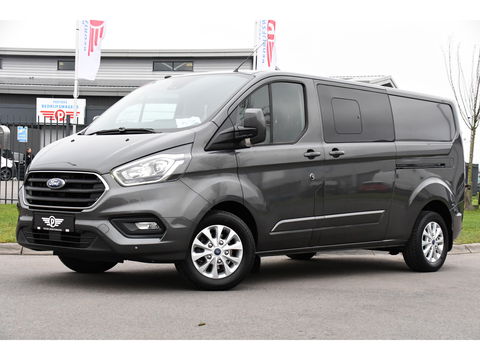 Ford Transit Custom 320 2.0 TDCI L2H1 Limited DC Cruise, Camera, Carplay, 170pk, Automaat, 2 x Schuifdeur, Sensoren, Led, Stoelverwarming, Uniek!