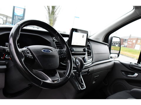 Ford Transit Custom 320 2.0 TDCI L2H1 Limited DC Cruise, Camera, Carplay, 170pk, Automaat, 2 x Schuifdeur, Sensoren, Led, Stoelverwarming, Uniek!