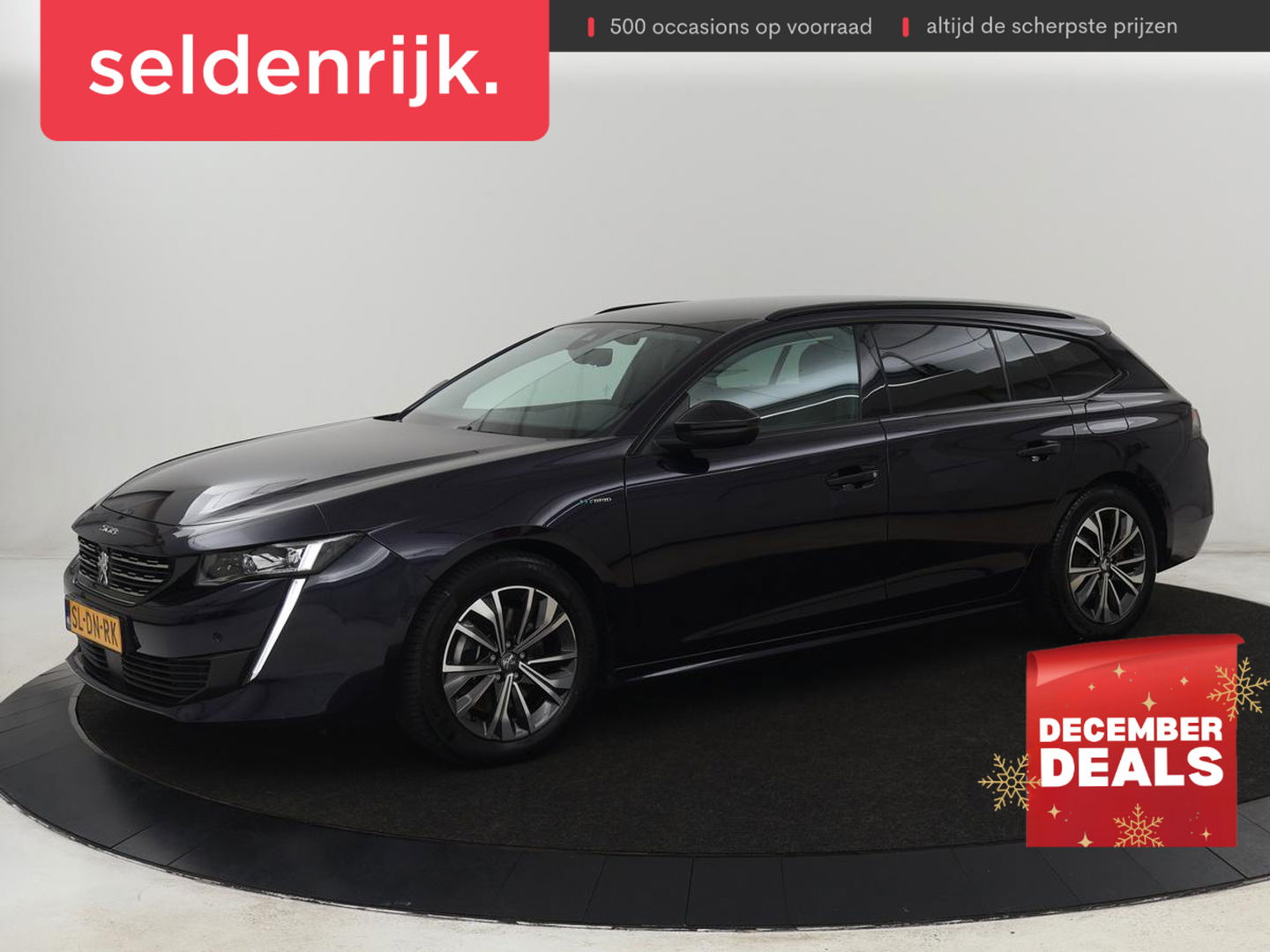 Peugeot 508 1.6 HYbrid 225 Allure | Stoelverwarming | Trekhaak | Adaptive cruise | Camera | Carplay | Half leder | Keyless | Full LED | Climate control | Sfeerverlichting | PHEV | Plug In