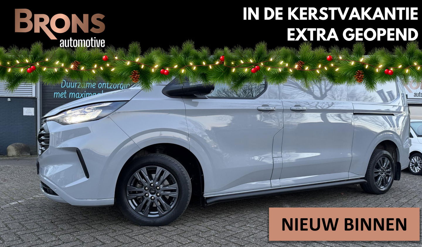 Ford Transit Custom 300 2.0 TDCI L2H1 Limited L+R Schuifdeur l Trekhaak l Sidebars