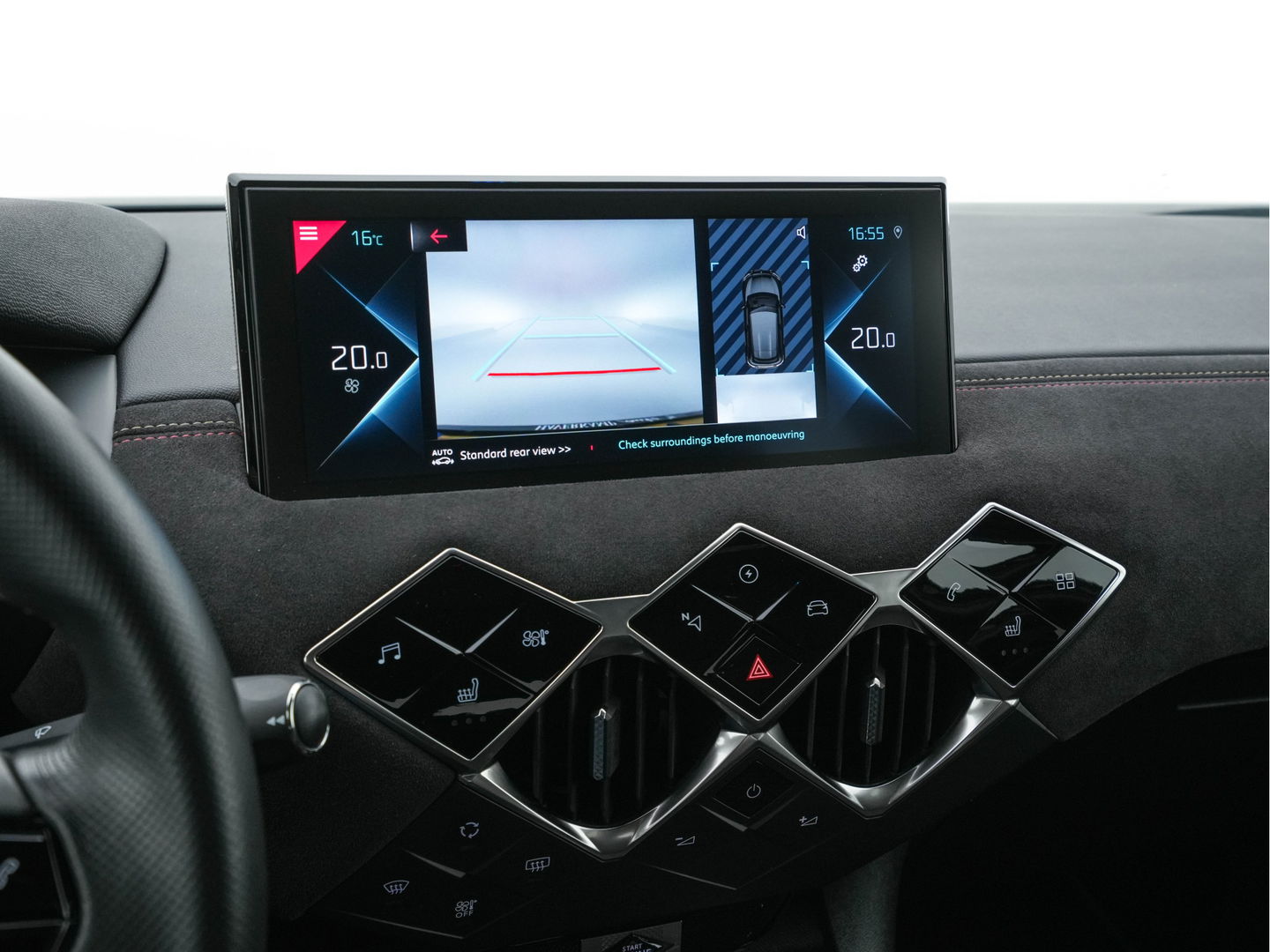 DS DS 3 Crossback E-Tense Performance Line+ 50 kWh [ 3-Fase ] {SOH-90%} (INCL-BTW) *LEATHER-FABRIC | MATRIX-LED | ADAPTIVE-CRUISE | DIGI-COCKPIT | HEATED-SPORTSEATS | CAMERA | KEYLESS | NAVI-FULLMAP | DAB+ | ECC | PDC | PRIVACY-GLASS | 18''ALU*