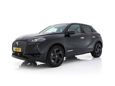 DS DS 3 Crossback E-Tense Performance Line+ 50 kWh [ 3-Fase ] {SOH-90%} (INCL-BTW) *LEATHER-FABRIC | MATRIX-LED | ADAPTIVE-CRUISE | DIGI-COCKPIT | HEATED-SPORTSEATS | CAMERA | KEYLESS | NAVI-FULLMAP | DAB+ | ECC | PDC | PRIVACY-GLASS | 18''ALU*