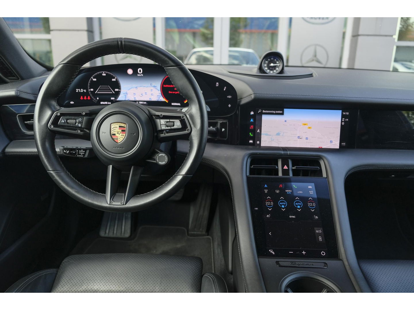 Porsche Taycan 4S 571pk Performance Plus 93 kWh 4-wielsturing PSCB brakes *BTW* Bose Adaptieve sportstoelen Matrix led Warmtepomp 21" LMV