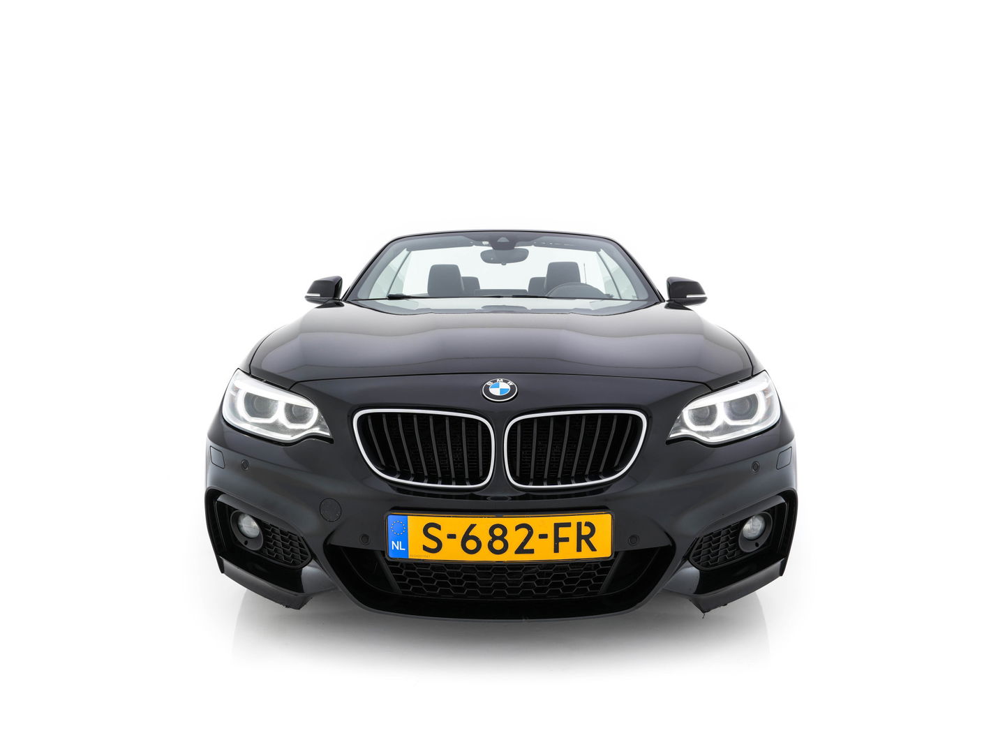 BMW 2 Serie Cabrio 220d Sport M-Sportpack Aut. *FULL-LEATHER | XENON | HARMAN/KARDON | MEMORY-PACK | HEATED-SPORTSEATS | NAVI-FULLMAP | DAB+ | ECC | PDC | 19''ALU*