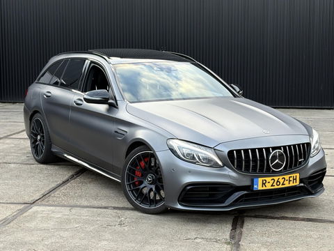 Mercedes-Benz C-Klasse Estate AMG 63 S PANO | 510PK | SELENIETGRIJS | HUD | ADAPTIVE CRUISE | C63 | C63S