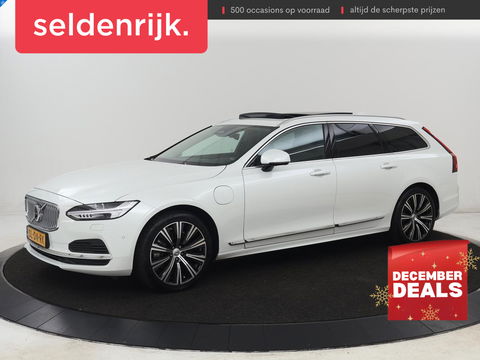 Volvo V90 2.0 T6 AWD Inscription Plug In | Panoramadak | Leder | Stoel & stuurverwarming | Trekhaak | Camera | Adaptive cruise | Carplay | Achterbankverwarming | 19'' | Harman/Kardon | PHEV