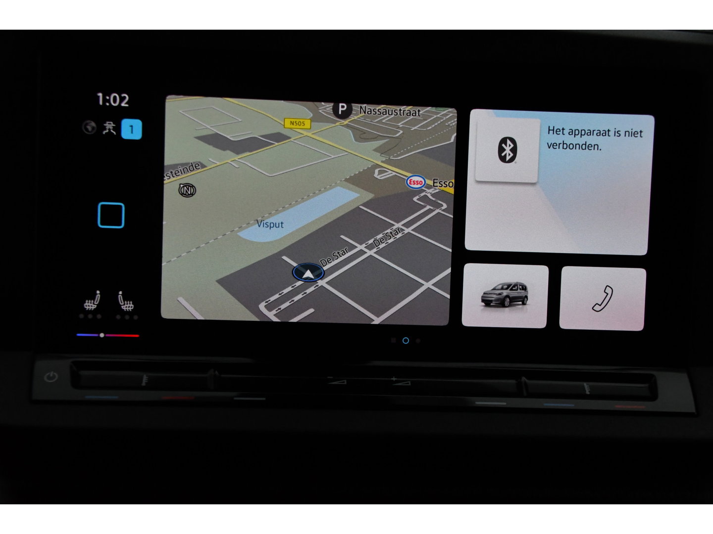 Volkswagen Caddy Cargo 2.0 TDI Black Edition Cruise, Camera, Carplay, LED, NAVI, Automaat, Klep, 122pk, Stoelverwarming, Uniek!