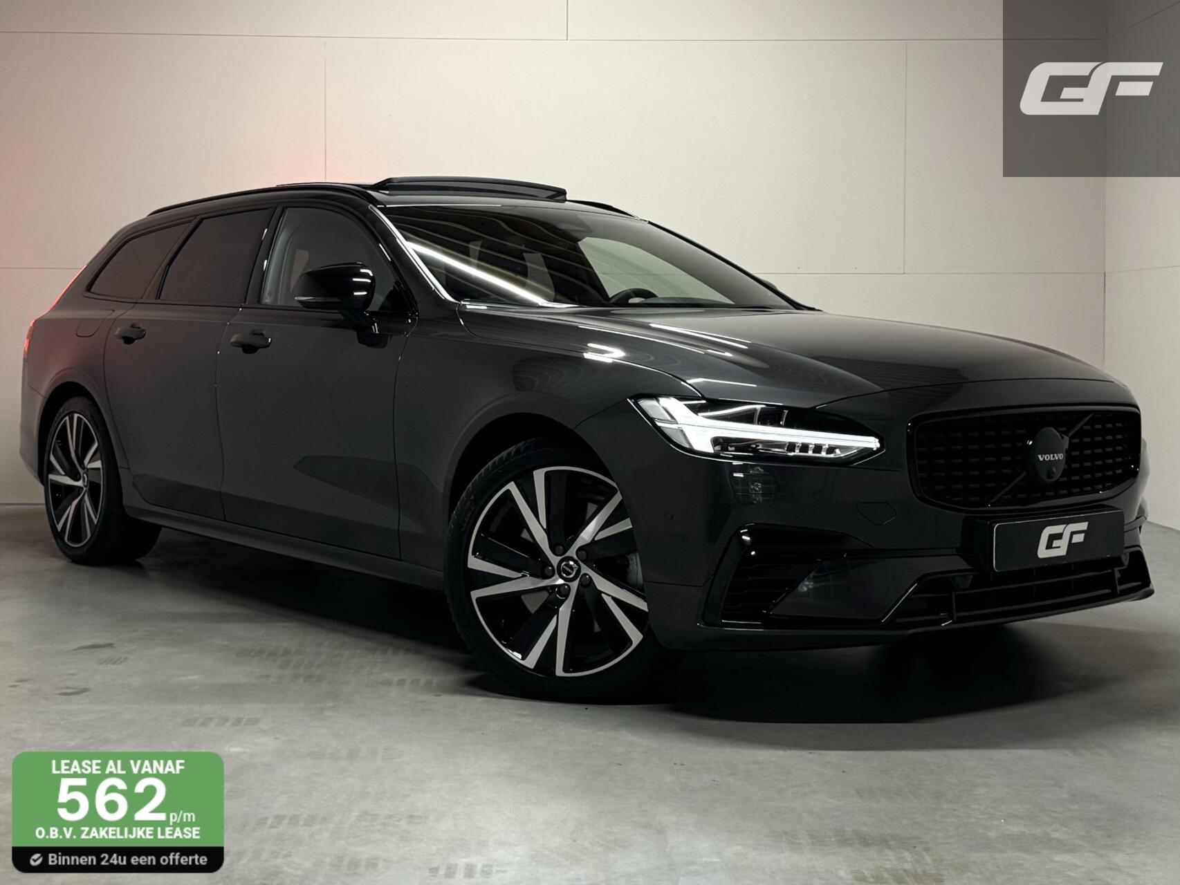Volvo V90 2.0 T6 Plug-in hybrid AWD Ultra Dark Pano H/K 360 ACC Trekh.