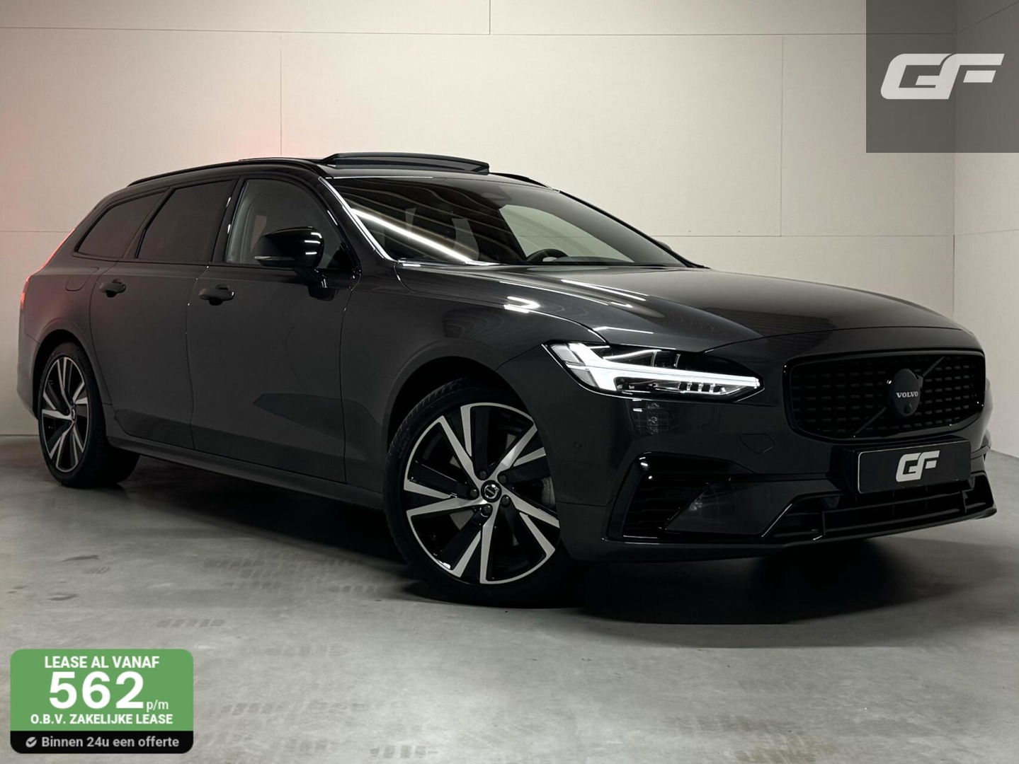 Volvo V90 2.0 T6 Plug-in hybrid AWD Ultra Dark Pano H/K 360 ACC Trekh.