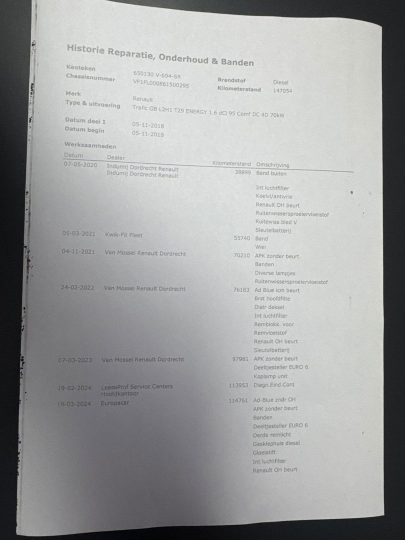 Renault Trafic 1.6 dCi T29 L2H1 DC Comfort Energy DUBBEL CABINE / AIRCO / CRUISE CONTROLE / NAVI / TREKHAAK