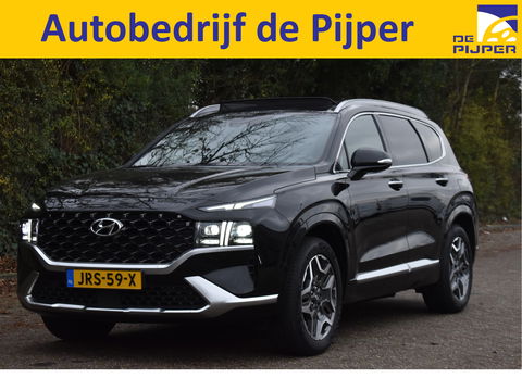 Hyundai Santa Fe 1.6 T-GDI PHEV Premium Plus Sky 265 pk | Zeer vol | Afn.trekhaak | Pano.dak | Keyless | HUD | Leder | Stoelventilatie | 360 gr.camera | Historie