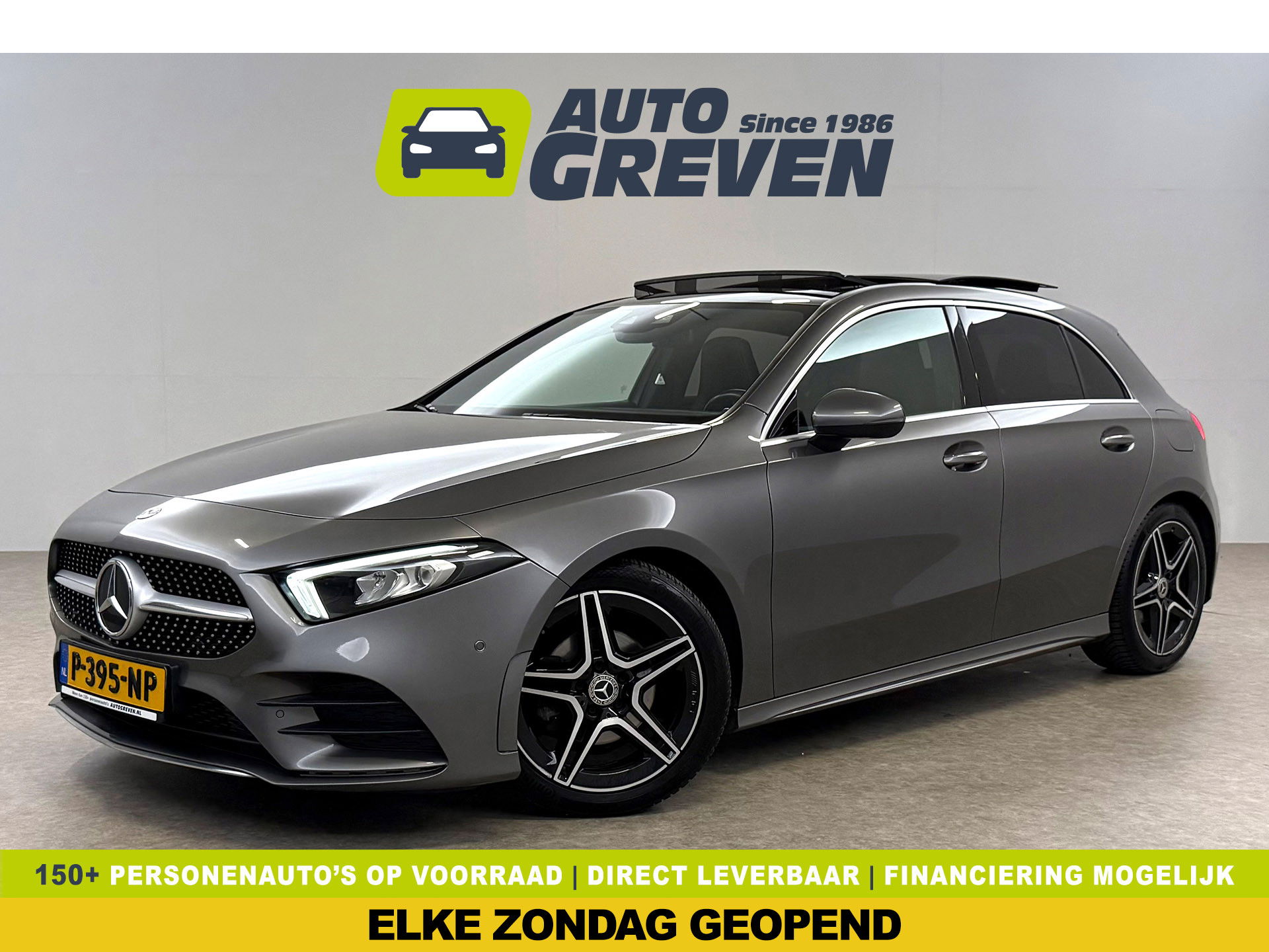 Mercedes-Benz A-Klasse 180 AMG | Pano | Sfeer | Virtual | Stoelverw. | Carplay | Cruise | Parkeersens.