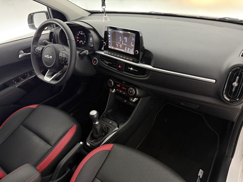 Kia Picanto 1.0 DPi GT-Line | Camera | Carplay | Cruise | Clima | LED | Navi | Parkeersens. | Leder | NAP