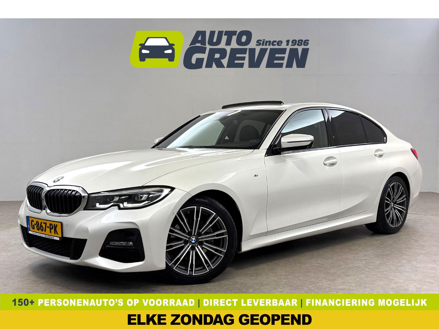 BMW 3-serie 320i High Executive Edition M-Sport | Pano | Virtual | Sfeer | 360° | Stoel/Stuur verw. | Cruise | Carplay | NAP
