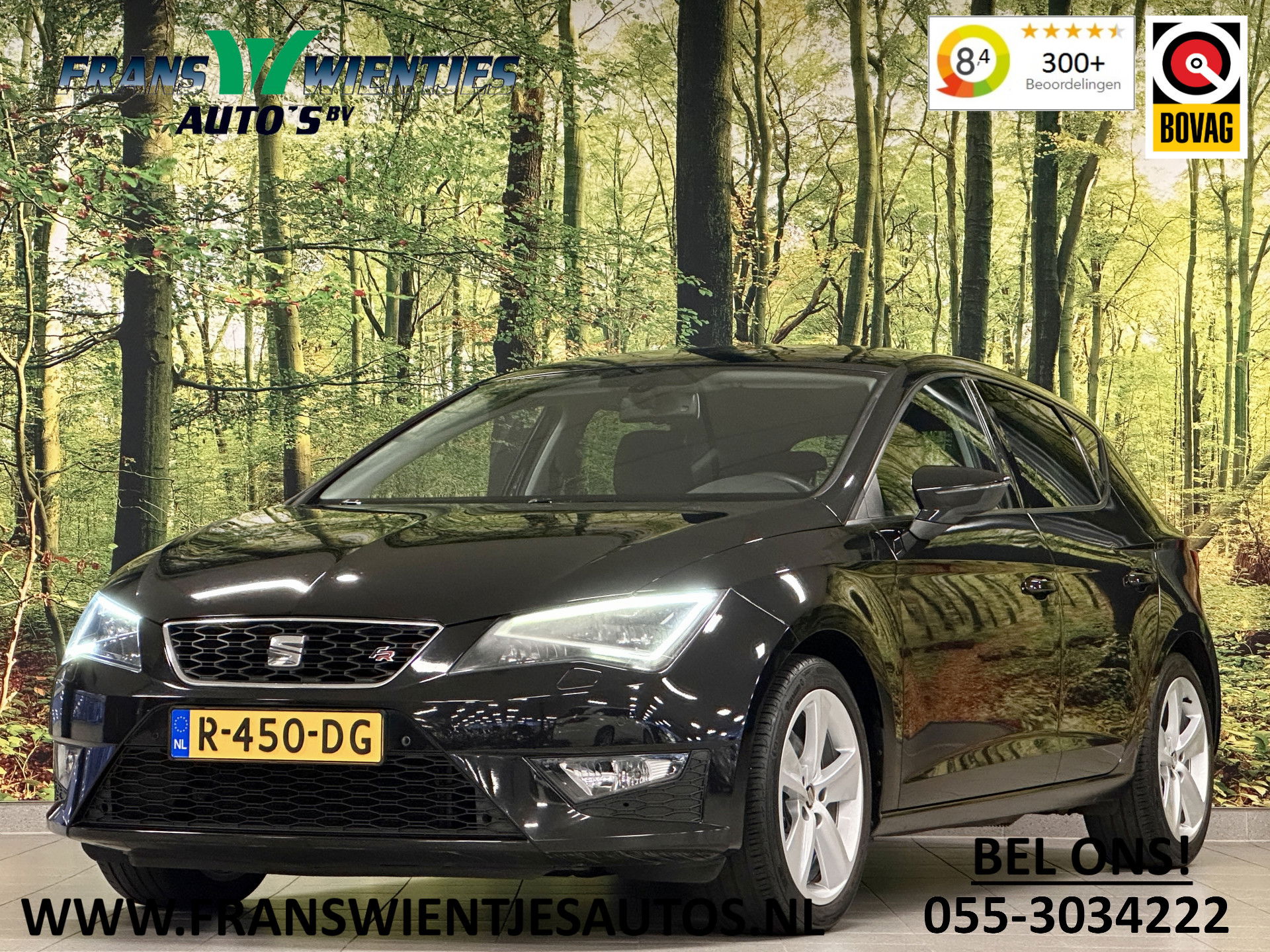 SEAT Leon 1.4 TSI FR | Cruise Control | Parkeersensoren | Stoelverwarming | Rijmodusregeling | Sfeerverlichting | Bluetooth | Seat Sound