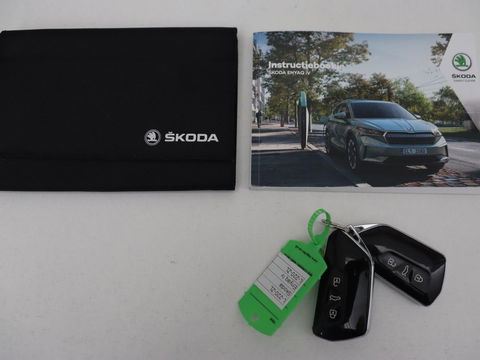 Škoda Enyaq iV 80 | Warmtepomp | Trekhaak | Matrix LED | Adaptive cruise | Keyless | Camera | Half leder | Stuurverwarming | Memory | Navigatie | Climate control | Dodehoek detectie | Getint glas