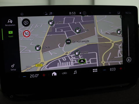 Škoda Enyaq iV 80 | Warmtepomp | Trekhaak | Matrix LED | Adaptive cruise | Keyless | Camera | Half leder | Stuurverwarming | Memory | Navigatie | Climate control | Dodehoek detectie | Getint glas