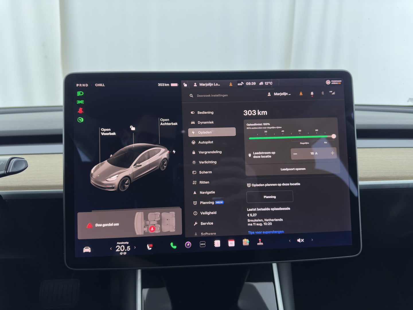 Tesla Model 3 Standard RWD Plus 60 kWh [ 3-Fase ] {SOH-86%} (INCL-BTW) Aut. *PANO | AUTO-PILOT | LEATHER | KEYLESS | FULL-LED | MEMORY-PACK | SURROUND-VIEW | DAB | CARPLAY | DIGI-COCKPIT | LANE-ASSIST | COMFORT-SEATS | 18"ALU*