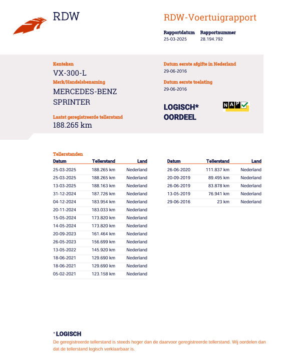 Mercedes-Benz Sprinter 313 2.2 CDI 366 EHD 3500 KG / L2H2 / AIRCO / CRUISE CONTROLE / TREKHAAK / AUTOMAAT
