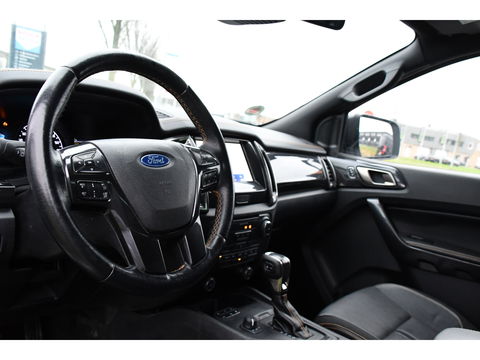 Ford Ranger 2.0 EcoBlue Wildtrak Supercab Adaptieve Cruise, Camera, Carplay, 3500kg Trekhaak, 213pk, Automaat Multimedia, Stoelverwarming,  Leder, uniek!