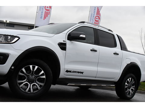 Ford Ranger 2.0 EcoBlue Wildtrak Supercab Adaptieve Cruise, Camera, Carplay, 3500kg Trekhaak, 213pk, Automaat Multimedia, Stoelverwarming,  Leder, uniek!