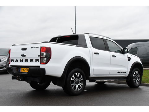 Ford Ranger 2.0 EcoBlue Wildtrak Supercab Adaptieve Cruise, Camera, Carplay, 3500kg Trekhaak, 213pk, Automaat Multimedia, Stoelverwarming,  Leder, uniek!