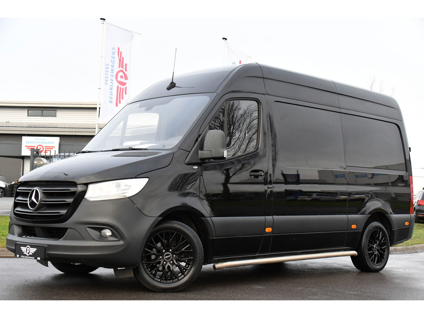 Mercedes-Benz Sprinter 316 2.2 CDI L2H2 Black Edition Camera, Cruise, Carplay, 3500kg Trekhaak, 10,5'' Mbux, Automaat, 164pk, Multimedia, Uniek!