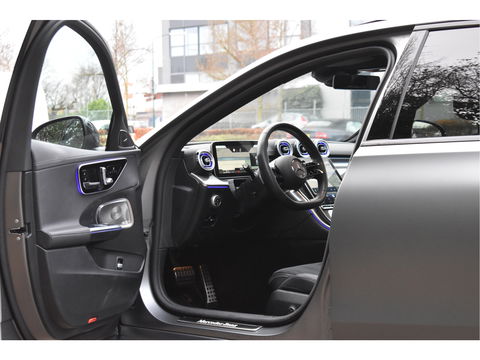 Mercedes-Benz C-Klasse 300 Premium Night AMG Line 259 PK | Uniek | NL-Auto | 1 eigenaar | Matgrijs Magno | Burmester | Pano.dak | Memory | Keyless | Full LED