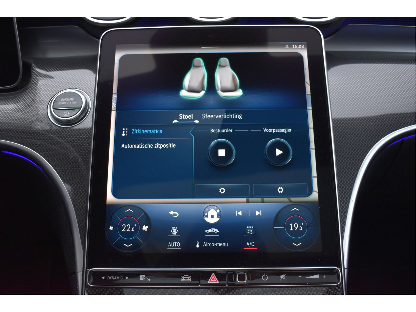 Mercedes-Benz C-Klasse 300 Premium Night AMG Line 259 PK | Uniek | NL-Auto | 1 eigenaar | Matgrijs Magno | Burmester | Pano.dak | Memory | Keyless | Full LED