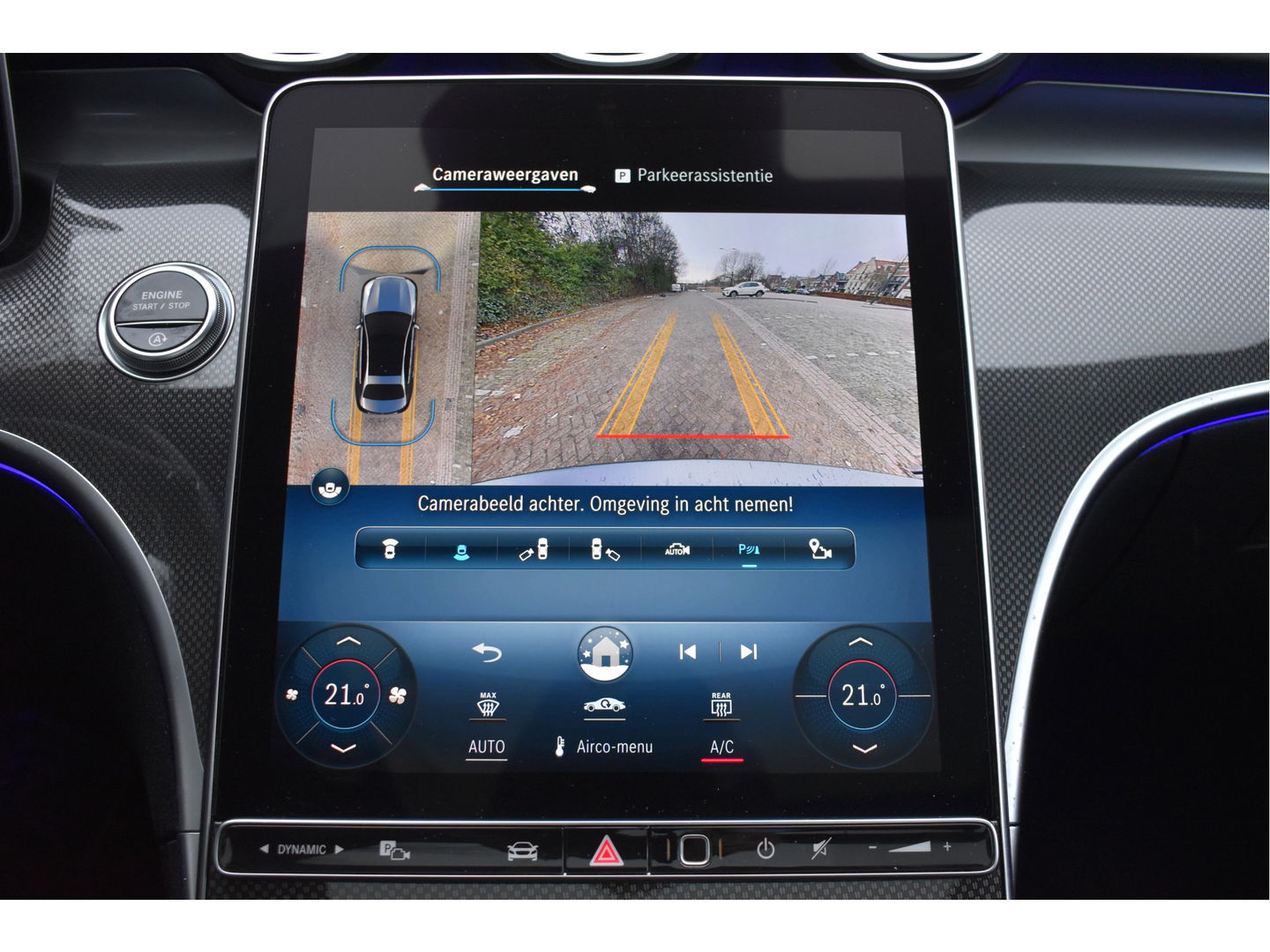 Mercedes-Benz C-Klasse 300 Premium Night AMG Line 259 PK | Uniek | NL-Auto | 1 eigenaar | Matgrijs Magno | Burmester | Pano.dak | Memory | Keyless | Full LED