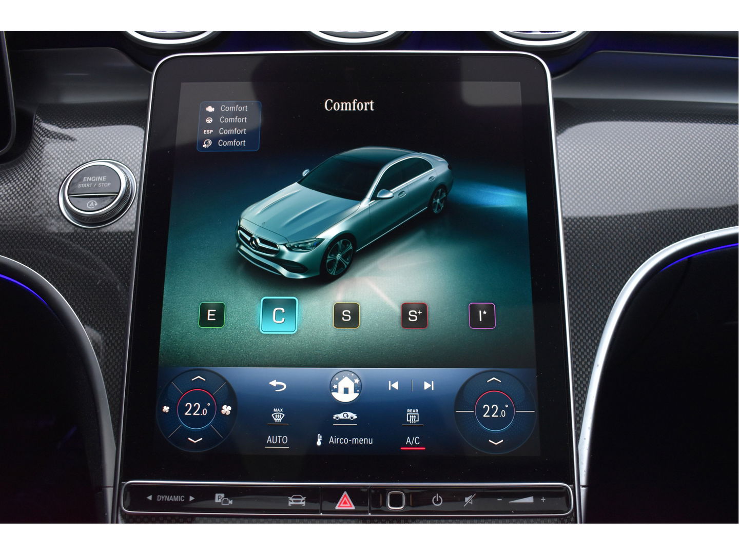 Mercedes-Benz C-Klasse 300 Premium Night AMG Line 259 PK | Uniek | NL-Auto | 1 eigenaar | Matgrijs Magno | Burmester | Pano.dak | Memory | Keyless | Full LED