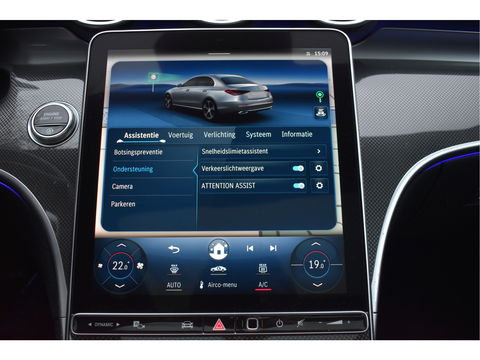 Mercedes-Benz C-Klasse 300 Premium Night AMG Line 259 PK | Uniek | NL-Auto | 1 eigenaar | Matgrijs Magno | Burmester | Pano.dak | Memory | Keyless | Full LED