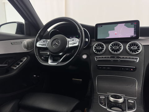 Mercedes-Benz C-Klasse 300 e AMG-Limited Business Solution ( Plug-In ) (INCL-BTW) *FULL-LEATHER | FULL-LED | BURMESTER | AMBIENT-LIGHT | BLIND-SPOT | HEATED-SPORTSEATS | DIGI-COCKPIT | NAVI-FULLMAP | CAMERA | DAB+ | PRIVACY-GLASS | 18''ALU*