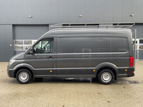 Volkswagen Crafter 35 2.0 TDI 140pk automaat L3H3 ( voorheen L2H2 ) Trendline / vaste prijs rijklaar € 16.950 ex btw / lease vanaf € 285 / grijs metallic / airco / cruise / pdc rondom / trekhaak / imperial