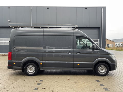 Volkswagen Crafter 35 2.0 TDI 140pk automaat L3H3 ( voorheen L2H2 ) Trendline / vaste prijs rijklaar € 16.950 ex btw / lease vanaf € 285 / grijs metallic / airco / cruise / pdc rondom / trekhaak / imperial
