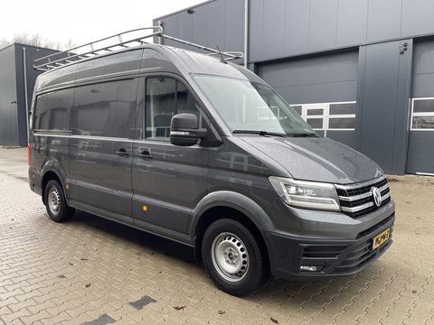 Volkswagen Crafter 35 2.0 TDI 140pk automaat L3H3 ( voorheen L2H2 ) Trendline / vaste prijs rijklaar € 16.950 ex btw / lease vanaf € 285 / grijs metallic / airco / cruise / pdc rondom / trekhaak / imperial