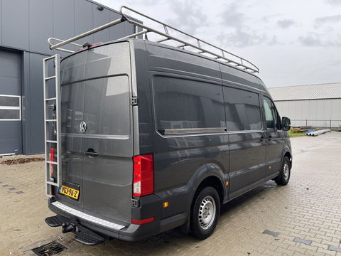 Volkswagen Crafter 35 2.0 TDI 140pk automaat L3H3 ( voorheen L2H2 ) Trendline / vaste prijs rijklaar € 16.950 ex btw / lease vanaf € 285 / grijs metallic / airco / cruise / pdc rondom / trekhaak / imperial