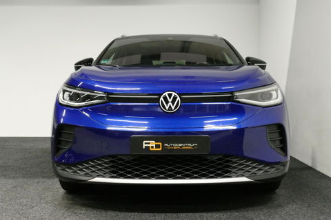 Volkswagen ID.4 First Max 77 kWh / Panoramadak / Matrix LED IQ.Light / Elektr. verstelbare voorstoelen + memory / HUD Augmented Reality / Rondomzichtcamera / Apple Carplay - Android Auto / Stoelverwarming / 21'' LMV / Keyless / Achteruitrijcamera / Navigatie / Stuurwielv