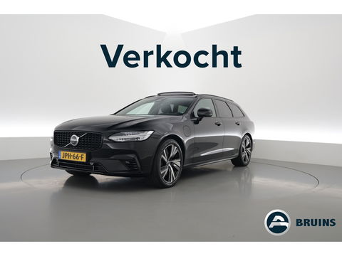 Volvo V90 2.0 T6 Plug-in hybrid AWD Plus Dark | Pano | Trekhaak elek. | 360 Cam. | Sport stoelen | H&K | ACC |