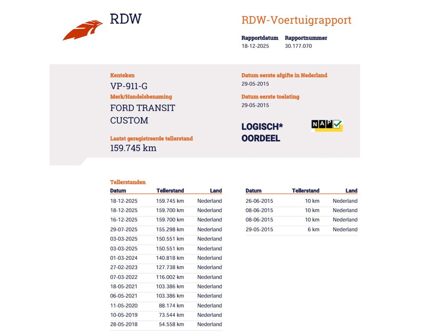 Ford Transit Custom 2.2 TDCI 126pk L2 Lang - Trekhaak - Airco