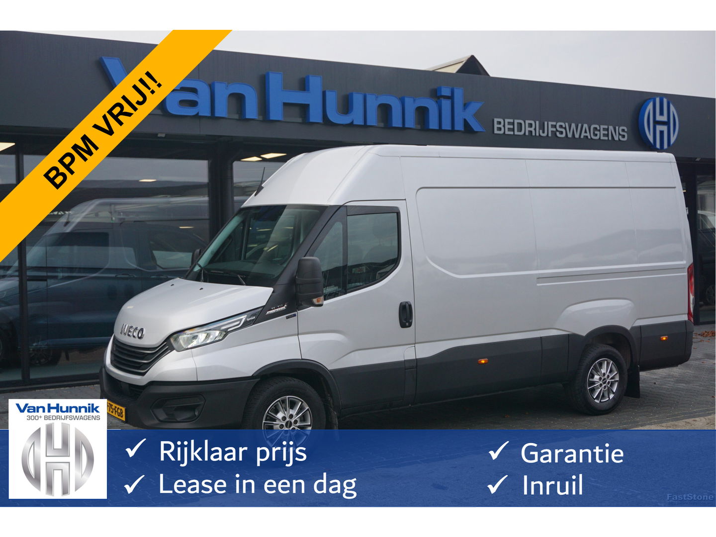 Iveco Daily 35S21 3.0 Hi-Matic L2H2 352L AUT BPM VRIJ!! Navi, Camera, Luchtvering, 3.5T Trekhaak, LED, LM!! NR.