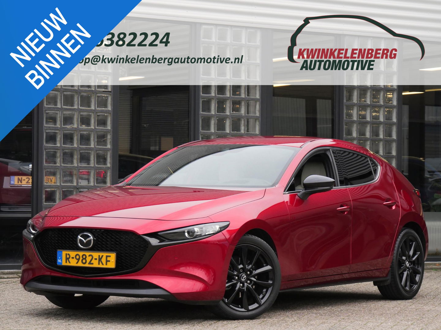 Mazda 3 2.0 150PK SPORTIVE/ LEER/ BOSE/ 18INCH/ NL-AUTO