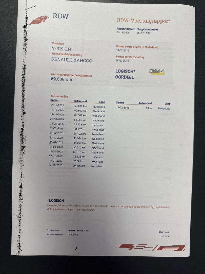 Renault Kangoo 1.5 dCi 90 Energy Comfort Maxi AIRCO / CRUISE CONTROLE / NAVI / L2H1 / TREKHAAK / EURO 6