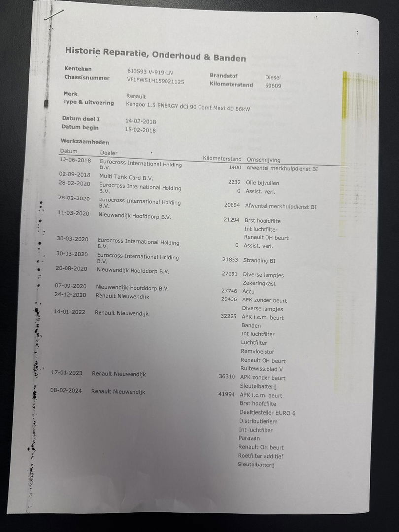 Renault Kangoo 1.5 dCi 90 Energy Comfort Maxi AIRCO / CRUISE CONTROLE / NAVI / L2H1 / TREKHAAK / EURO 6
