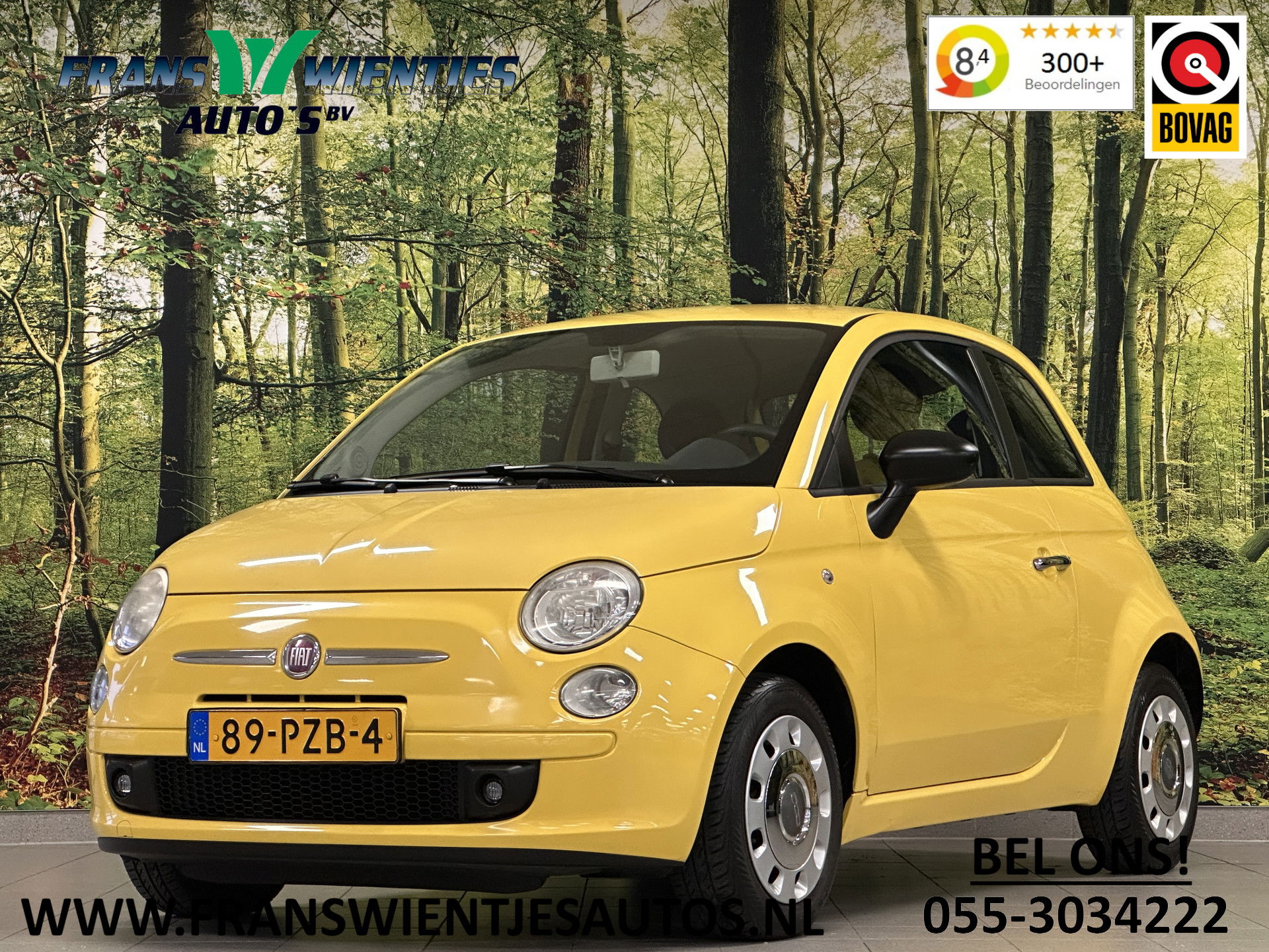 Fiat 500 1.2 Naked | Leuke Beginnersauto | Elektrische Ramen | Elektrische Spiegels | Centrale Deurvergrendeling | Radio / Cd | Getinte Ramen |