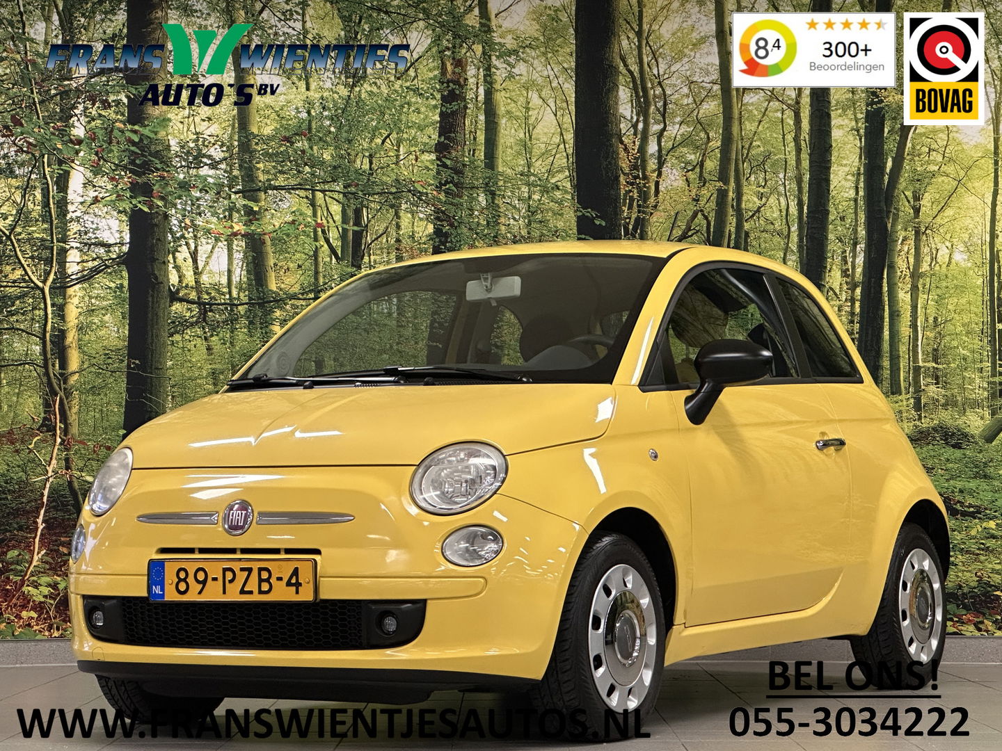 Fiat 500 1.2 Naked | Leuke Beginnersauto | Elektrische Ramen | Elektrische Spiegels | Centrale Deurvergrendeling | Radio / Cd | Getinte Ramen |