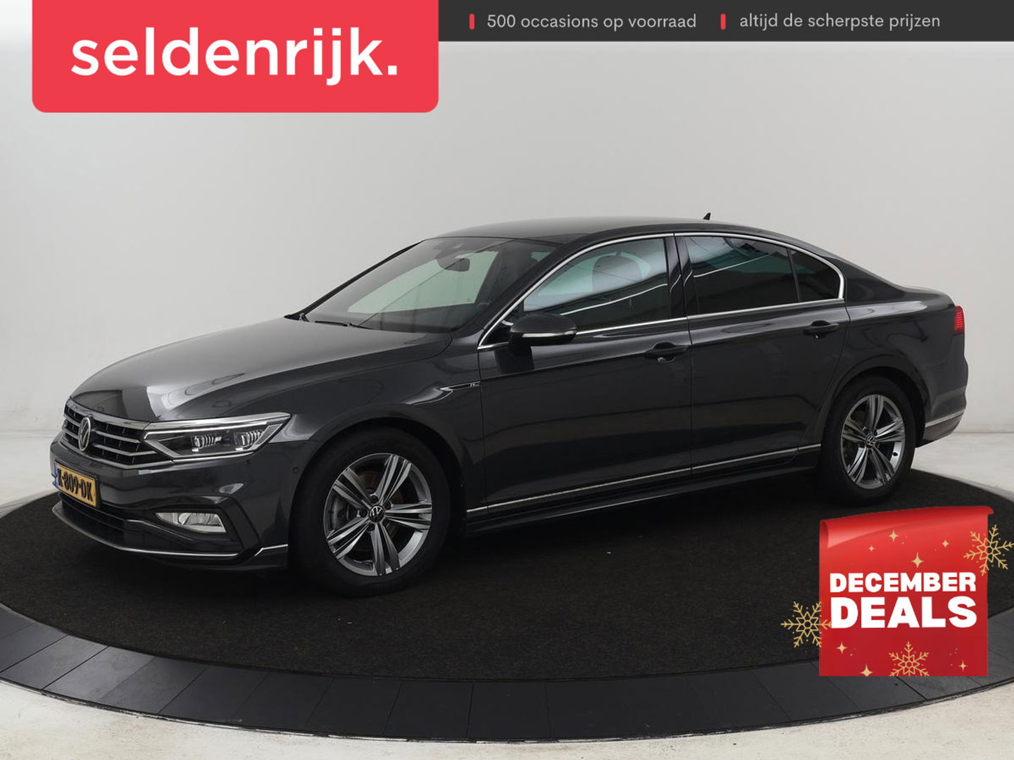 Volkswagen Passat 1.5 TSI R-Line | Nappaleder | Stoelverwarming | Camera | Carplay | Massage | Memory | Side Assist | Navigatie | Matrix LED | Adaptive cruise