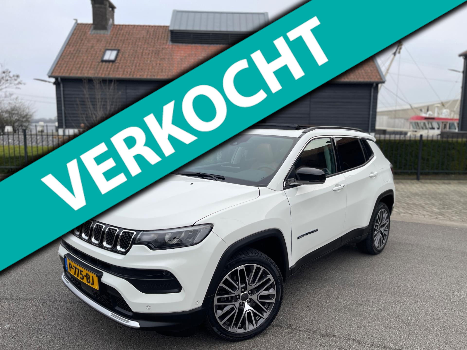 Jeep Compass 4xe 190PK Plug-in Hybrid Electric LIMITED-ED PANORAMADAK NAVI-CAMERA LEER TREKHAAK